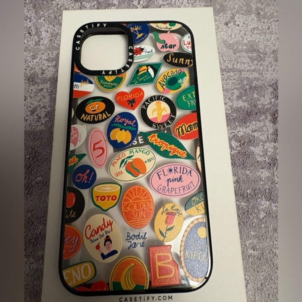 Casify IPhone 13 Fruit Stamp case - New with box retails for $58